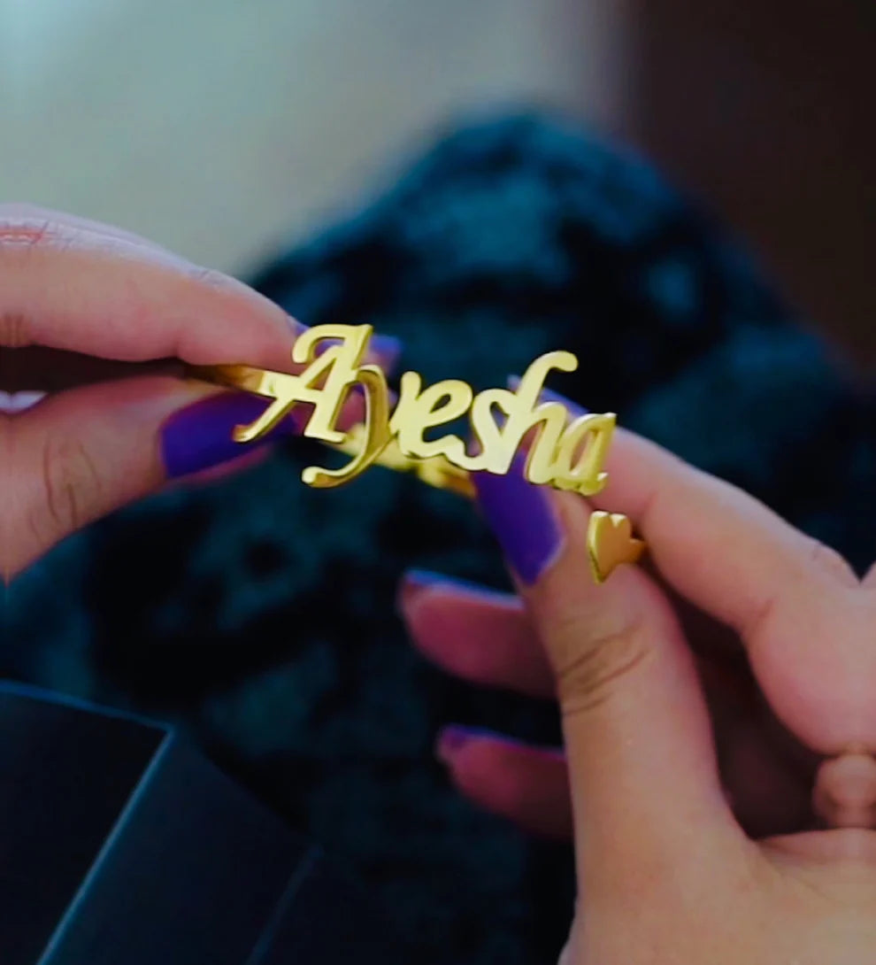 Customize Name Bangle For Girls