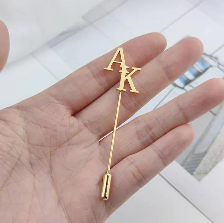 Initial Alphabet Coat pin - MEN