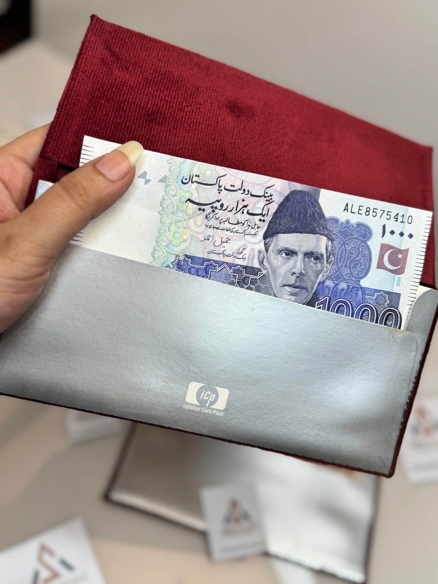 Velvet Eidi Envelope