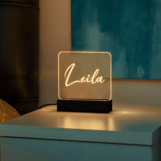 Square Acrylic Lamp