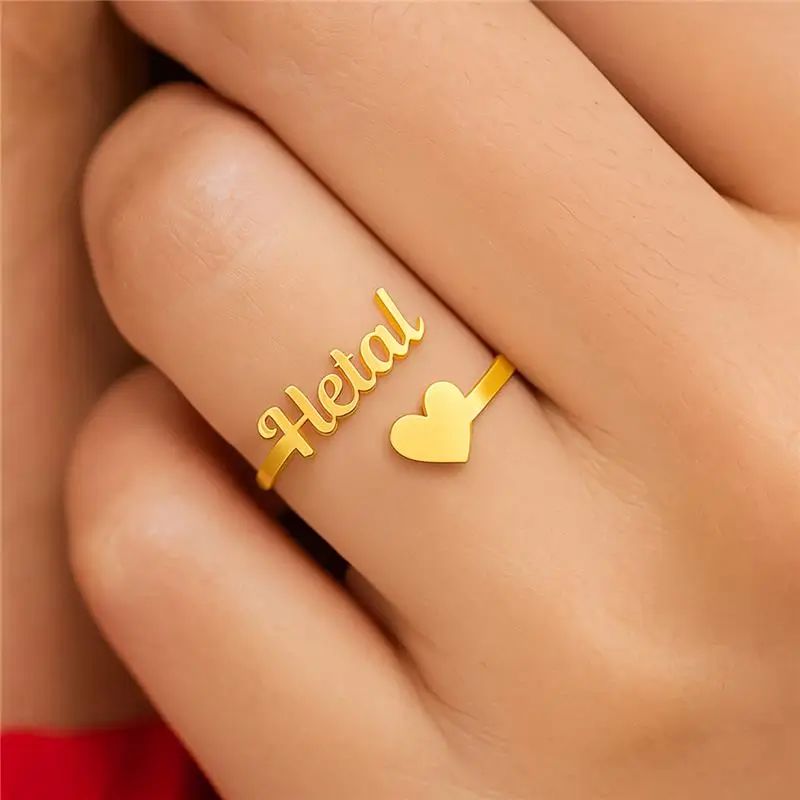 Customized Name Ring