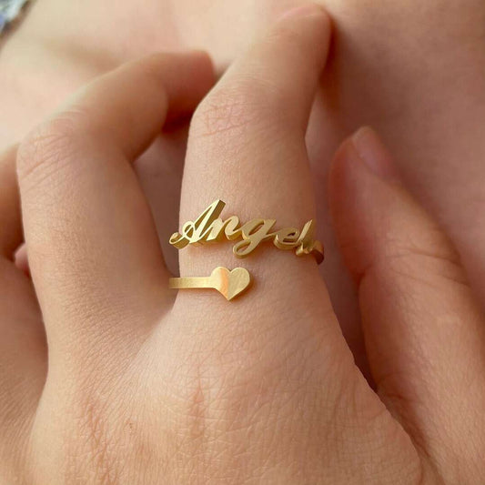 Customized Name Ring