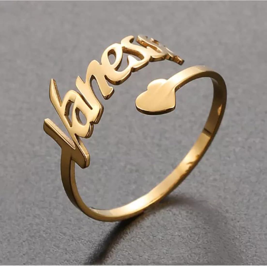 Customized Name Ring